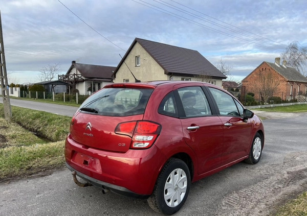 Citroen C3 cena 10900 przebieg: 191000, rok produkcji 2012 z Pisz małe 172